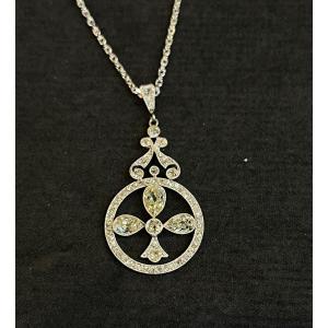 Art Deco Diamond Necklace 