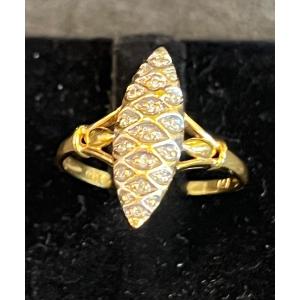 Bague Marquise Diamants 