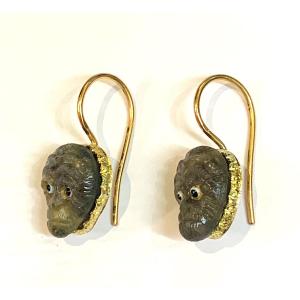 A Pair Of Unusual Earrings