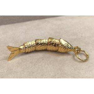 Pendentif Poisson Or