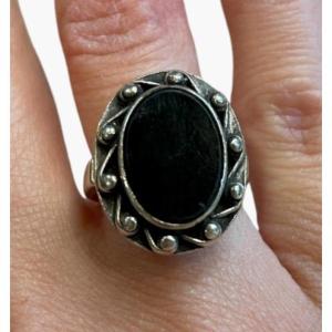 Oval Onyx Ring