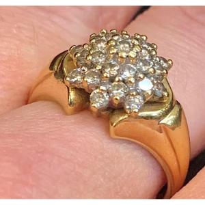 Flower Diamond Ring