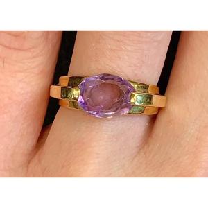 Bague Or Amethyste