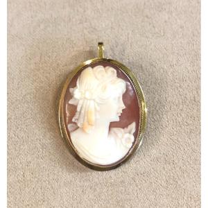 Broche Ou Pendentif Camée