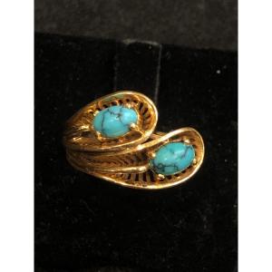 Bague Turquoises 