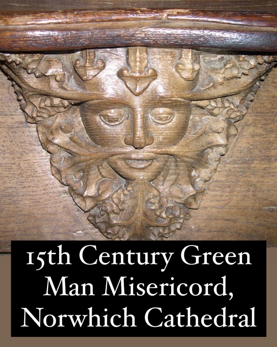 Exceptionally Fine Oak Misericord Carving Of A Green Man. English, 15th Century-photo-8