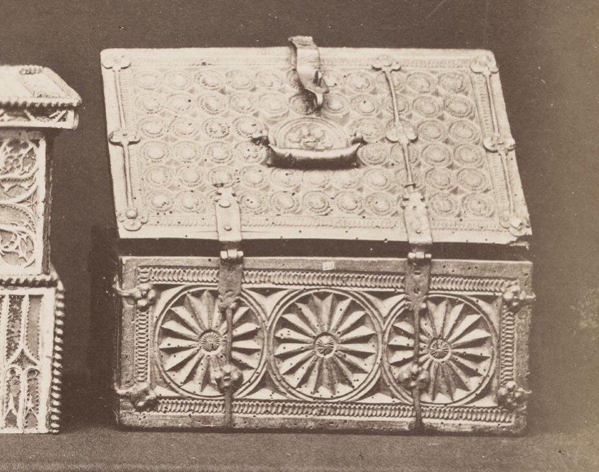 Gothic Pearwood Betrothal Casket Or Minnekästchen. Upper Rhine, Circa 1500.-photo-8