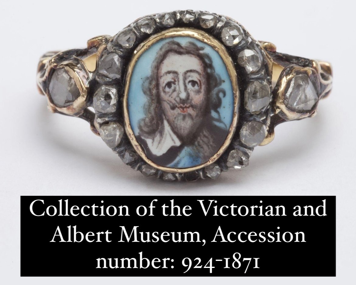 Important Royalist Gold Ring With A Portrait Of King Charles I, C.1600-1648/9.-photo-5