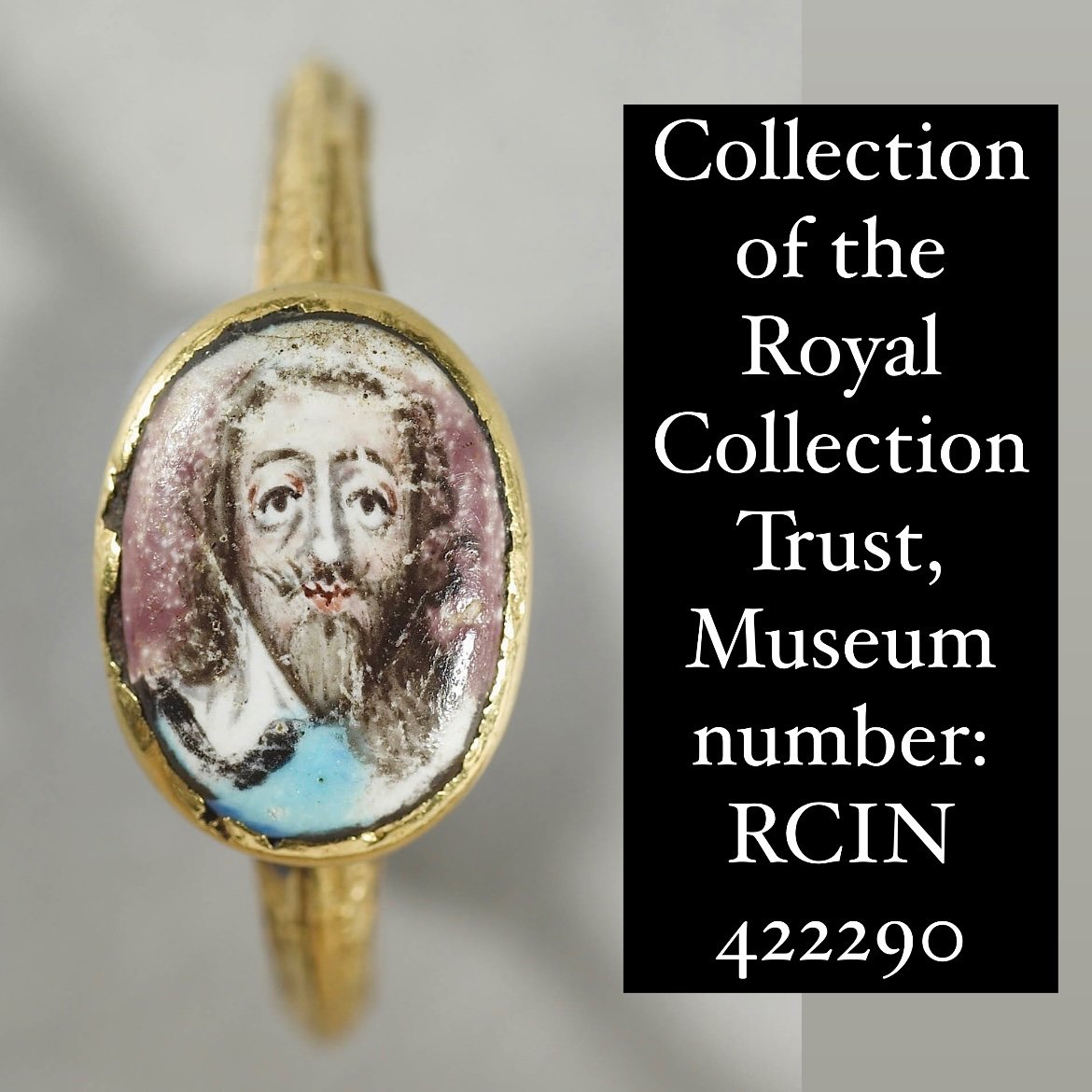 Important Royalist Gold Ring With A Portrait Of King Charles I, C.1600-1648/9.-photo-7