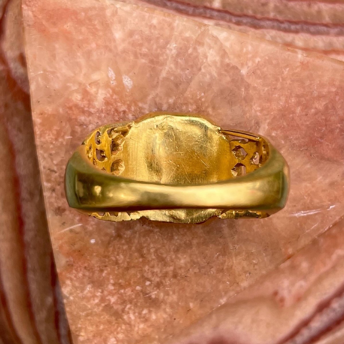 An Important Ancient Gold Marriage Ring. Roman, 2nd - 3rd Century Ad.-photo-3