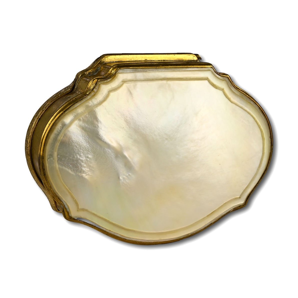 Mother Of Pearl Snuff Box With Jonah And The Whale. European, Mid 18th Century.-photo-4