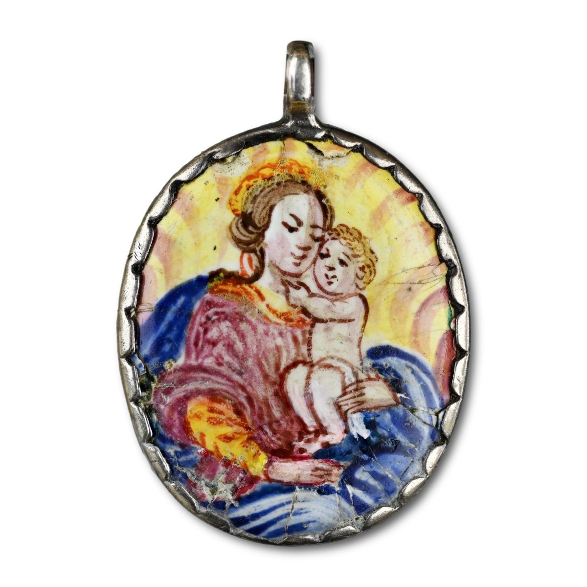 Small Devotional Pendant With The Magi. German, Circa 1700.