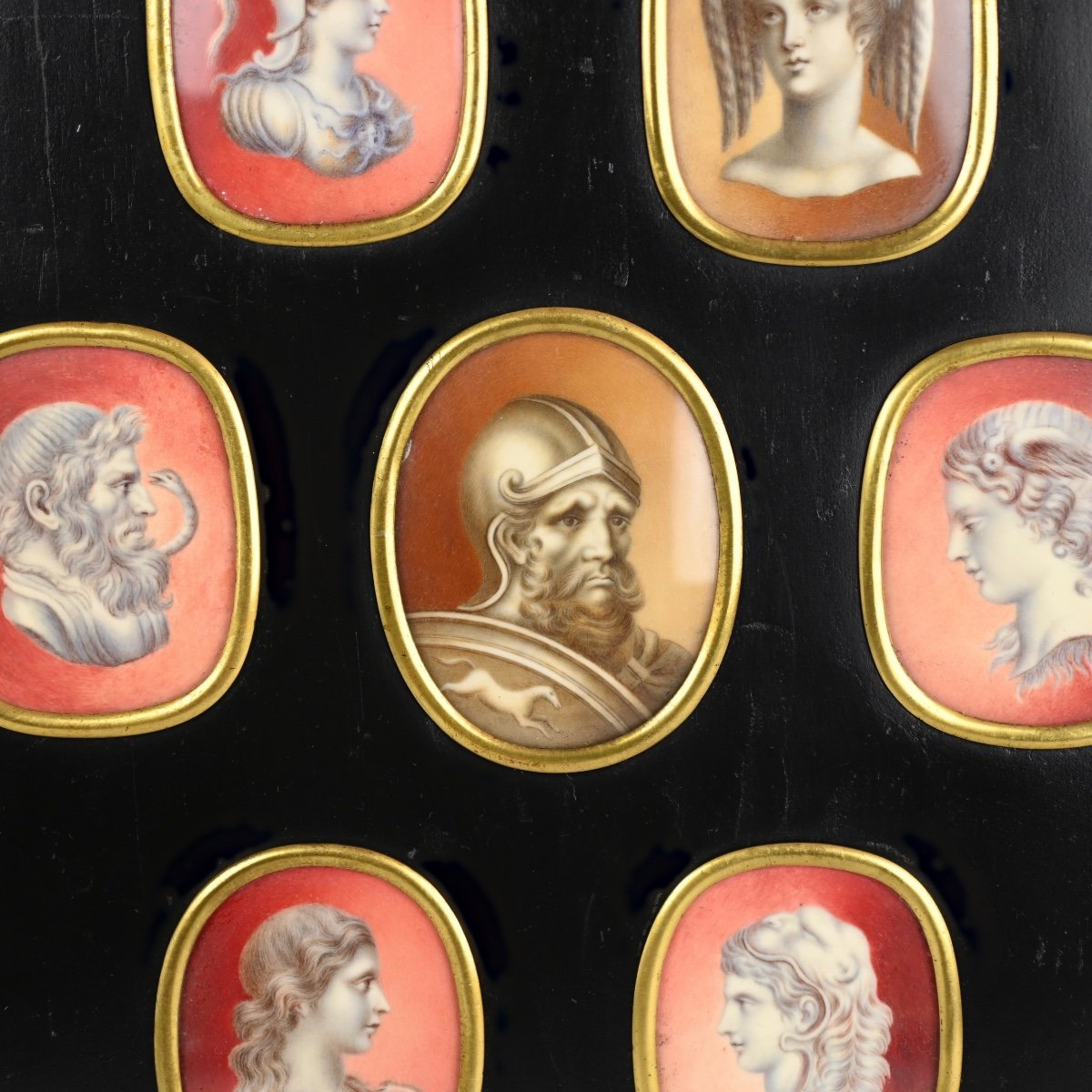 Seven Miniatures Of Documented Gems Attributed To Thomas Worlidge (c.1700−1766).-photo-5