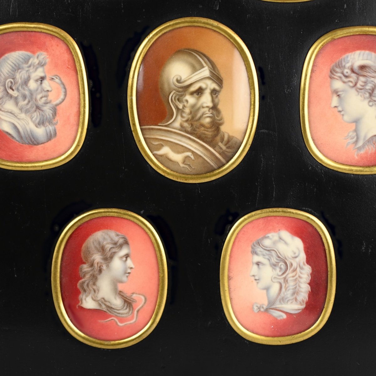 Seven Miniatures Of Documented Gems Attributed To Thomas Worlidge (c.1700−1766).-photo-7