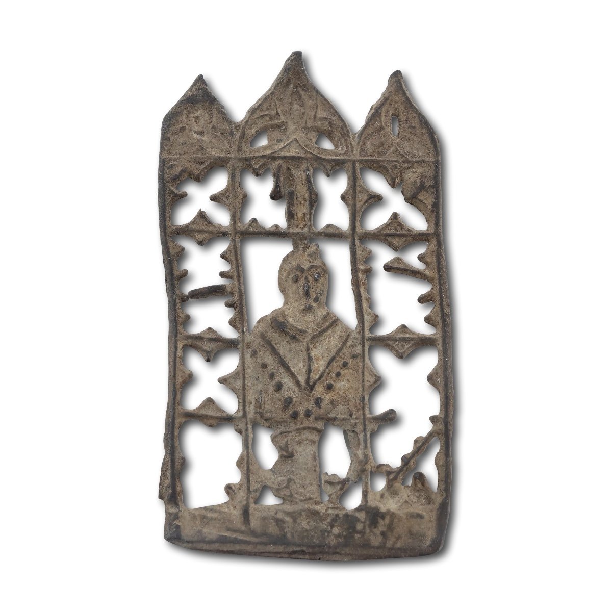 Pewter Pilgrim Badge For Thomas Becket. English, 14th/15th Century.