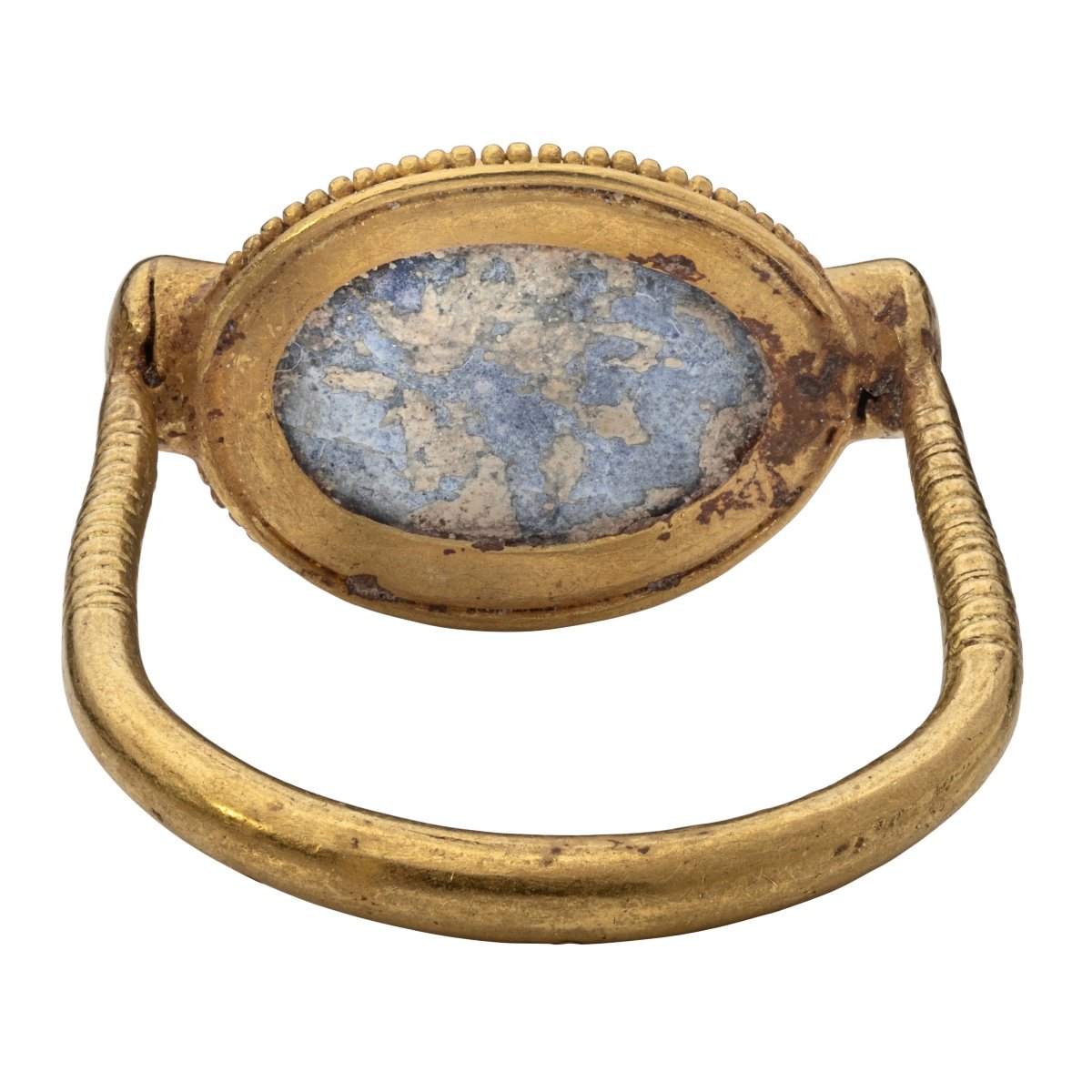 Bague En Or Avec Un « œil » Amulette En Pâte De Verre. Grec Ou Chypriote, 5e Siècle Avant J.-c.-photo-4