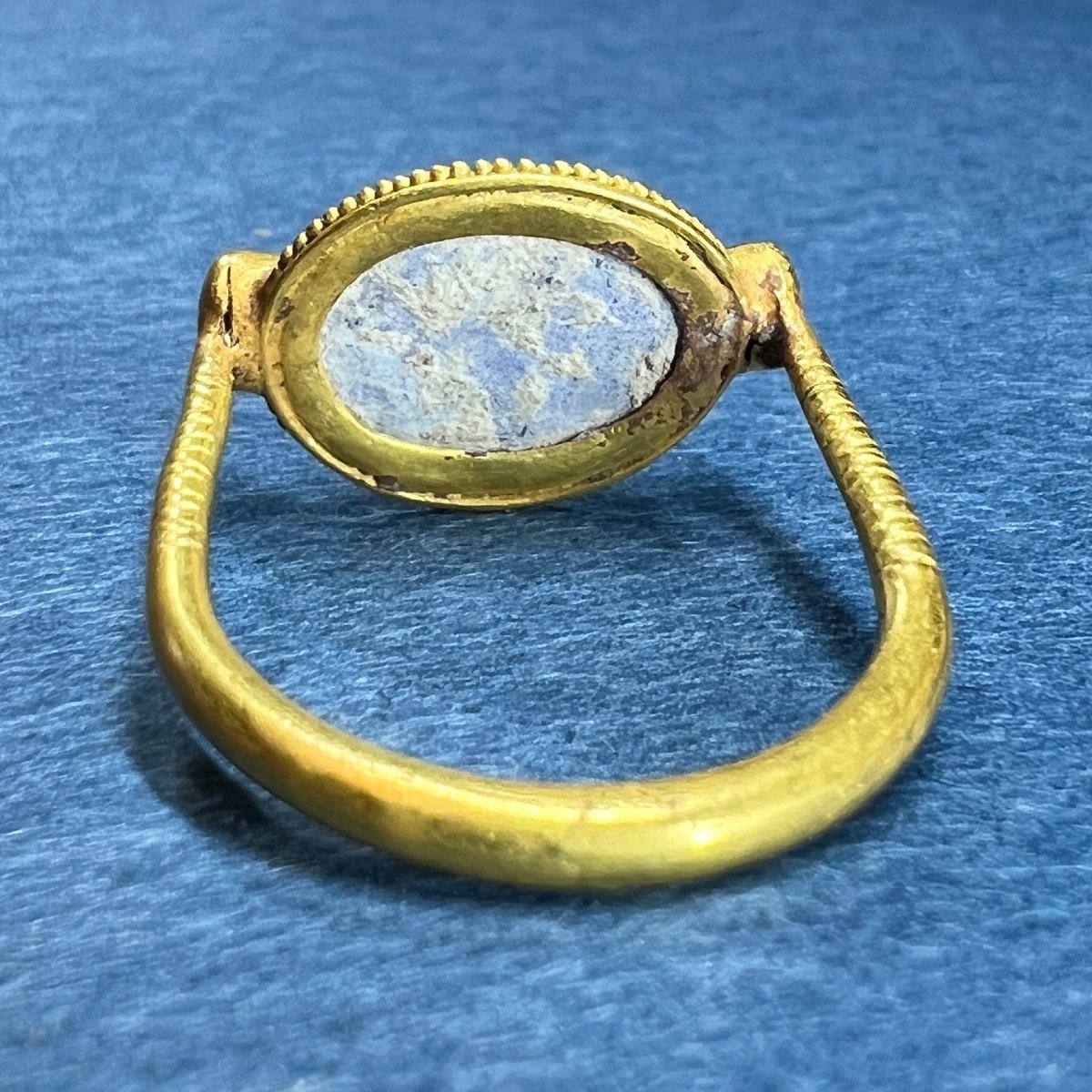 Bague En Or Avec Un « œil » Amulette En Pâte De Verre. Grec Ou Chypriote, 5e Siècle Avant J.-c.-photo-4