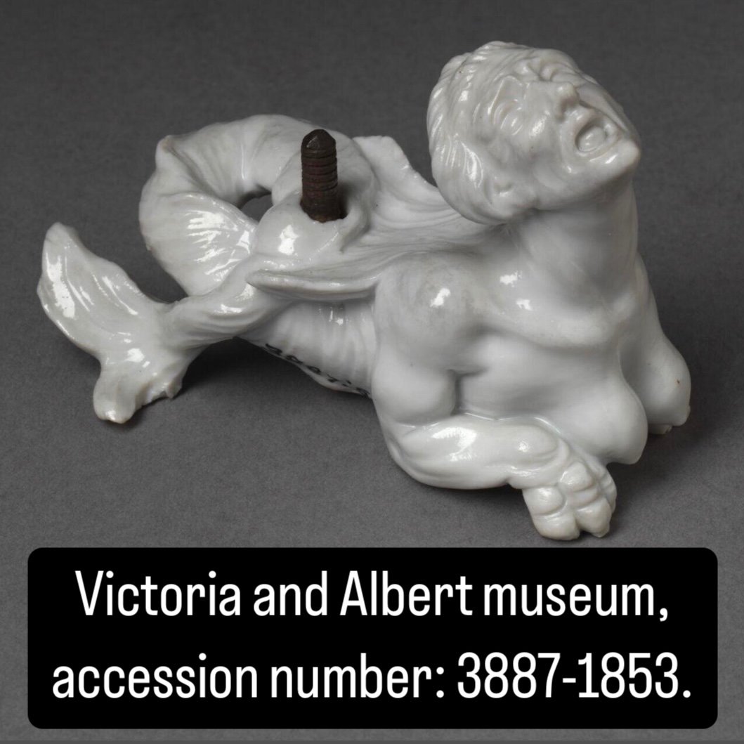 Porcelain Furniture Mounts Of Water Nymphs. Doccia Porcelain Factory, C.1755-60.-photo-8