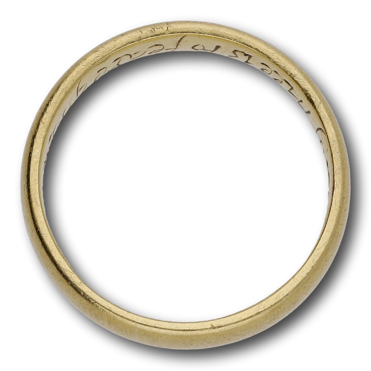 Gold Posy Ring ‘all That I Desier Of Thee Is To Feare God And Love’.-photo-4