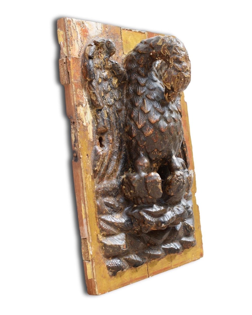 Tabernacle Door With The Pelican In Her Piety. Spanish, Circa 1600.-photo-6