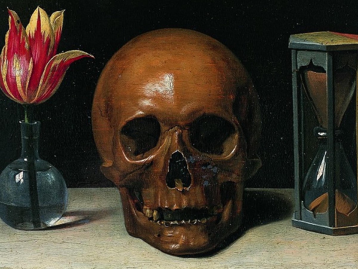 Vanitas Painting, Manner Of Philippe De Campaigne. French, 17th Century.-photo-6