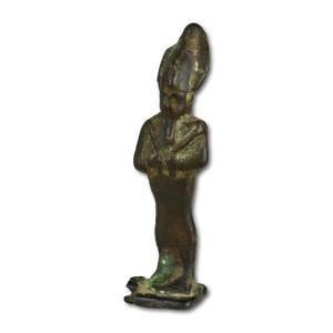 Bronze Votive Figure Of Osiris. Egyptian, Late Period (c. 713–332 Bc).