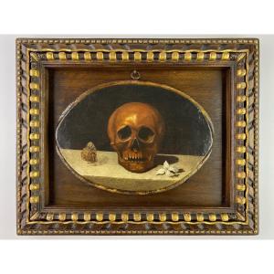Vanitas Painting, Manner Of Philippe De Campaigne. French, 17th Century.