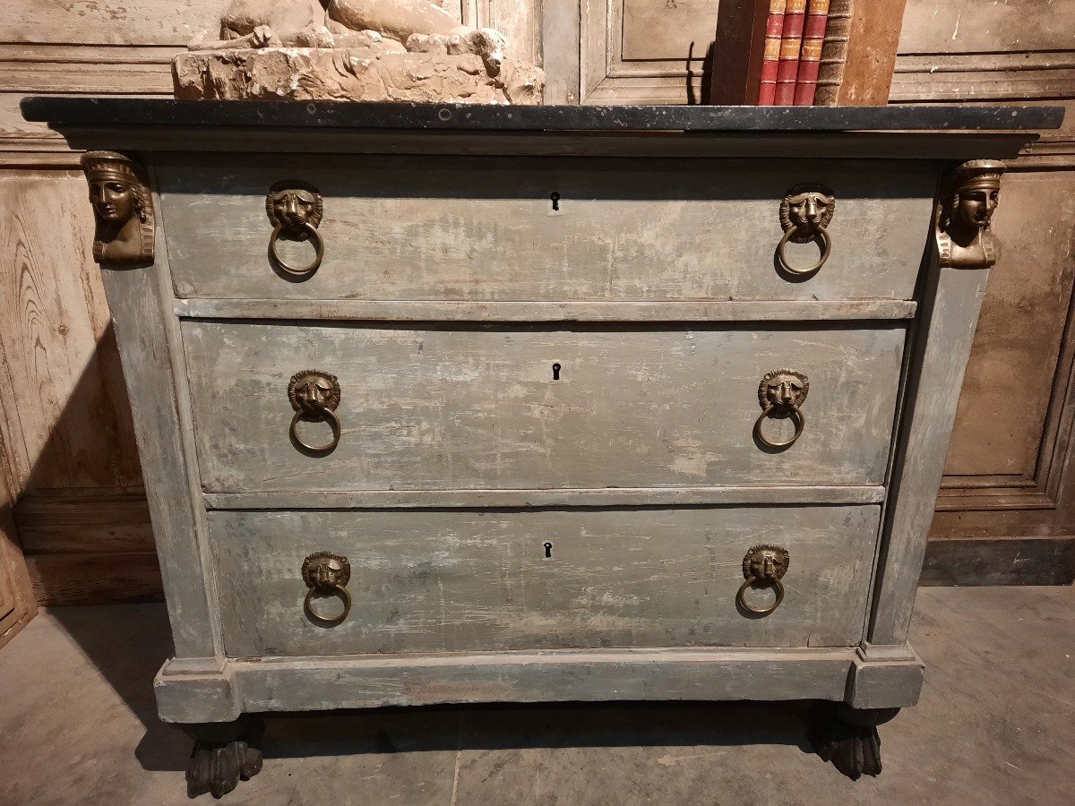 Empire Period Chest Of Drawers-photo-3