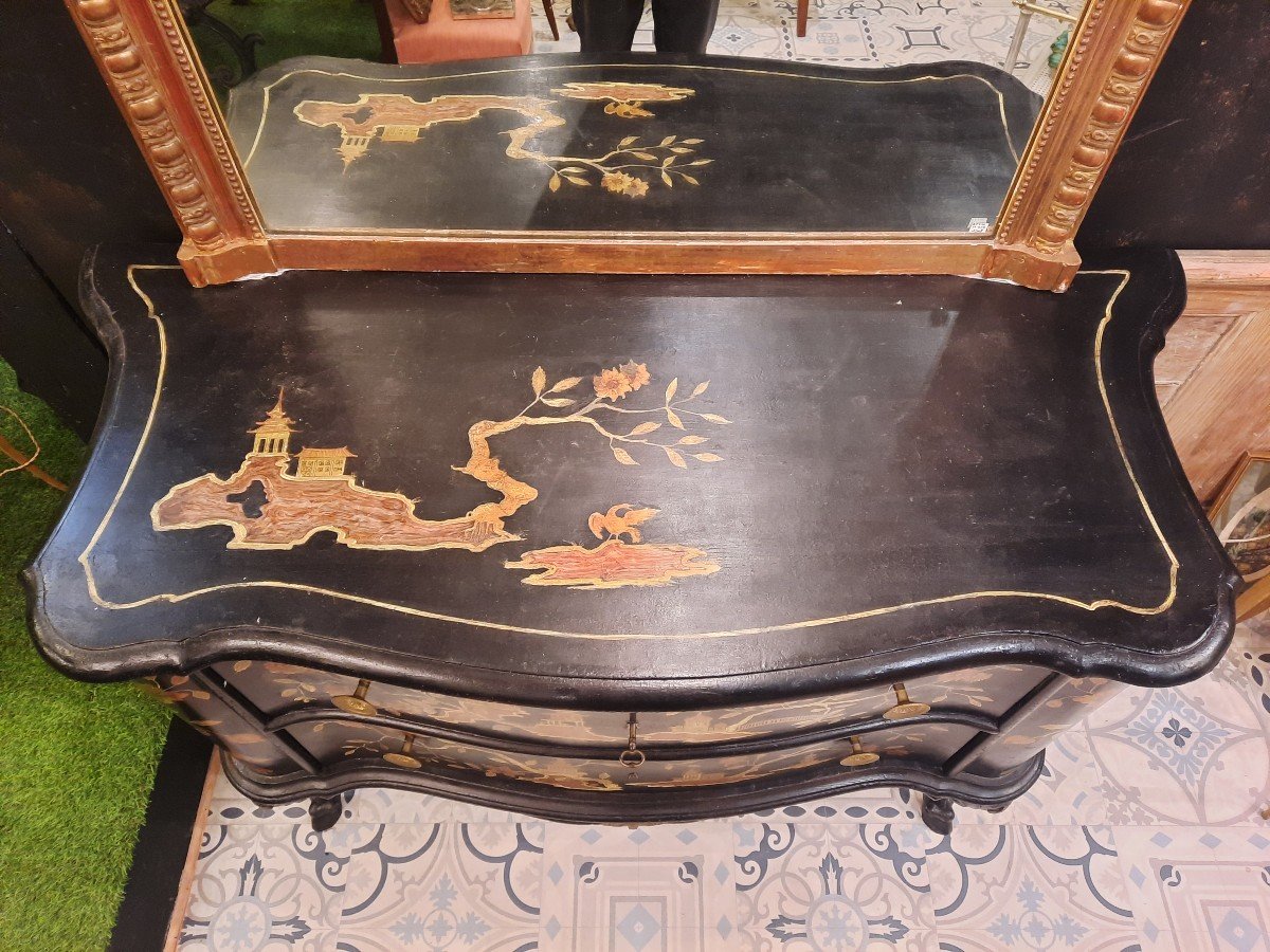 Commode De Style Louis XV -photo-5