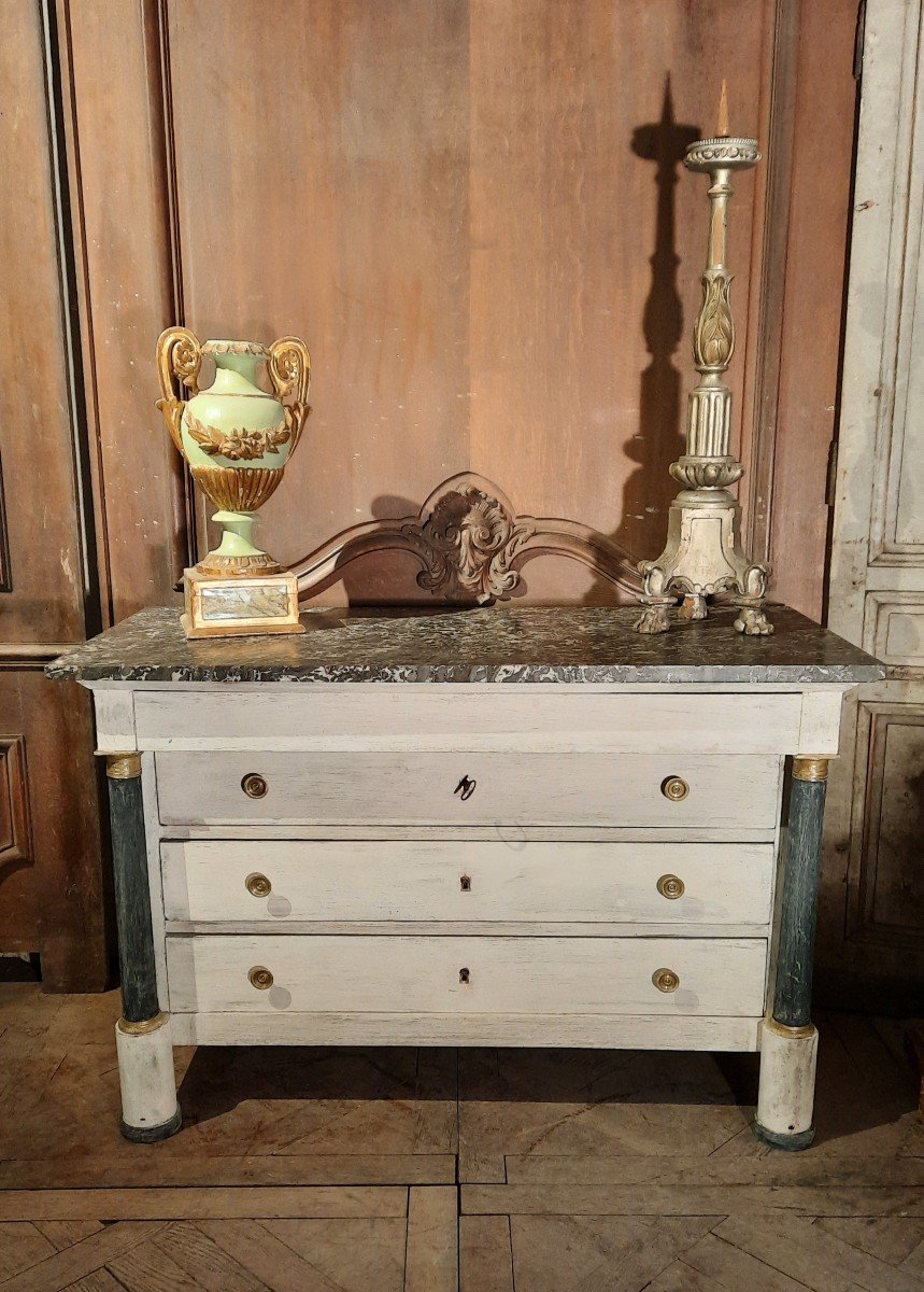 Commode Patinée époque Empire 