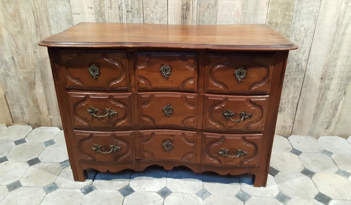 Commode Arbalète En Noyer 