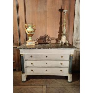 Empire Period Patinated Chest Of Drawers 