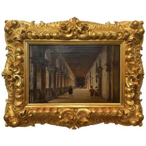 Luigi Querena - Loggia Du Palais Des Doges à Venise (1858) 