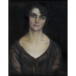 Giovanni Costetti - Portrait (adriana Minetti) (1923) 