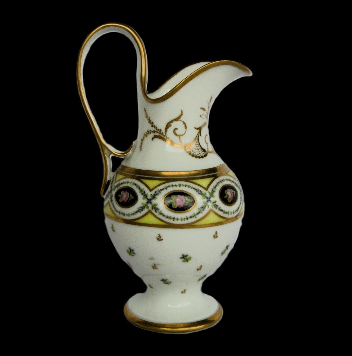 19th Century Paris Porcelain Milk Jug-photo-4