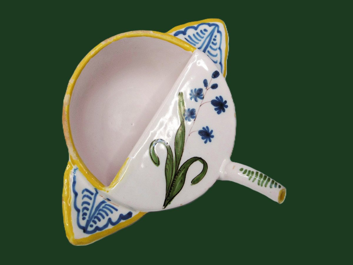 Faience De Varages Ou Moustiers Canard De Malade d'Epoque XVIIIéme Siecle-photo-4