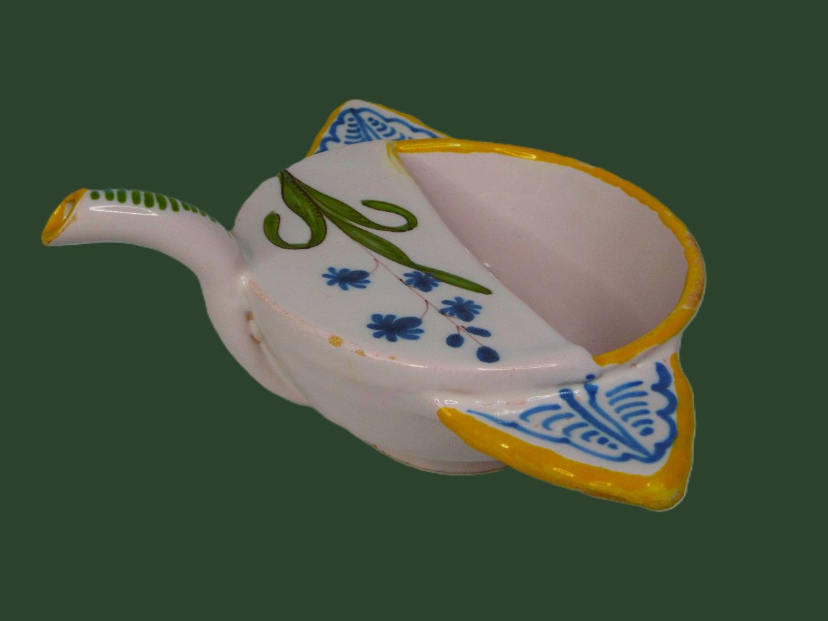 Faience De Varages Ou Moustiers Canard De Malade d'Epoque XVIIIéme Siecle