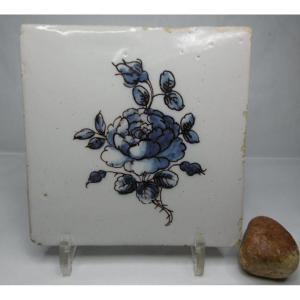 Earthenware Tile From Dauphine Or Provence Early 18th Century