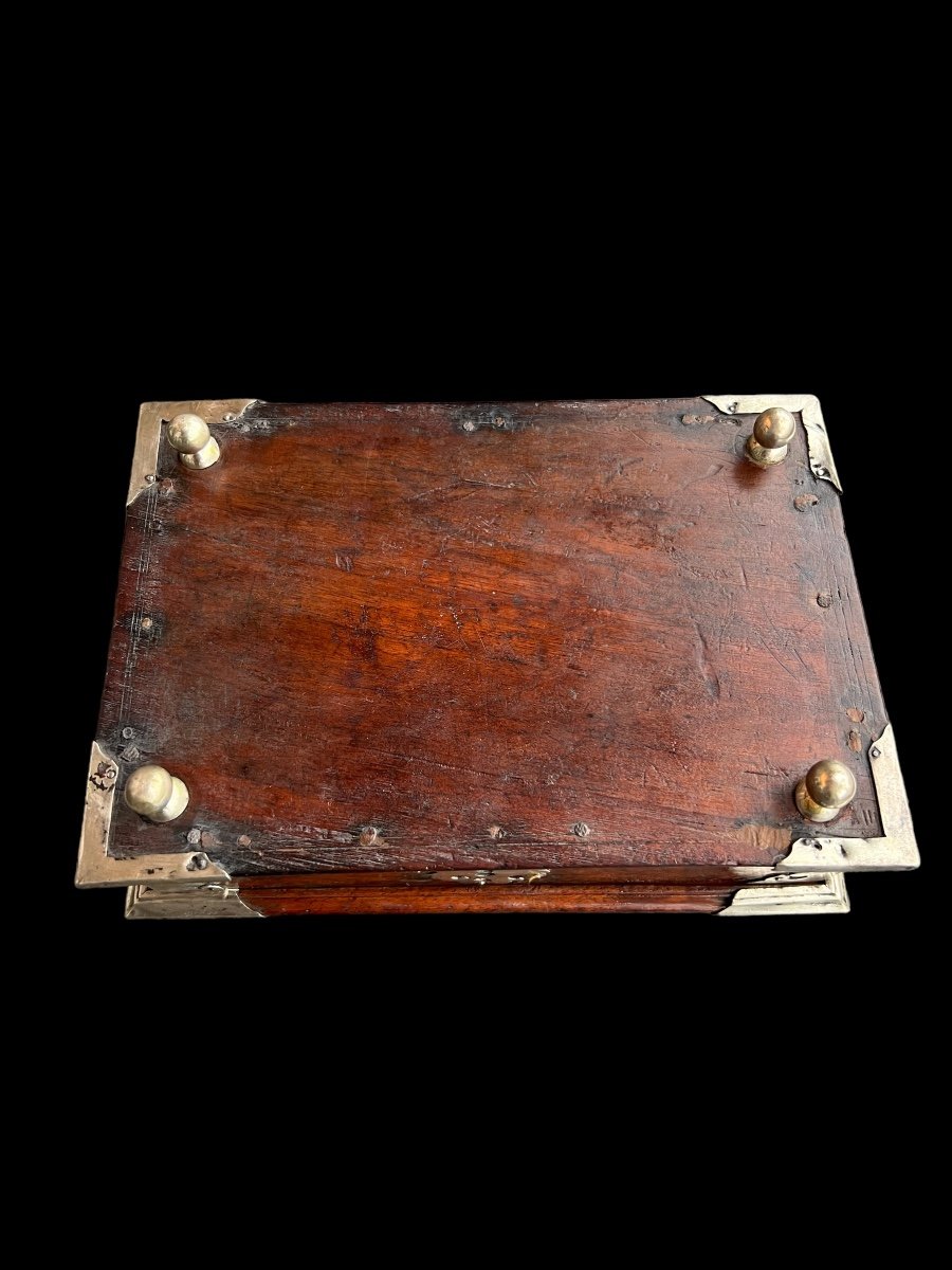 Colonial Box From The Dutch East Indies, Ceylon/sri Lanka - 18th Century-photo-5