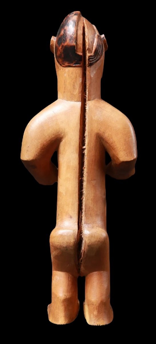 Pretty Wooden Statuette Of A Woman From The Bembe Tribe Of Congo - Africa - Early 20th Century-photo-2