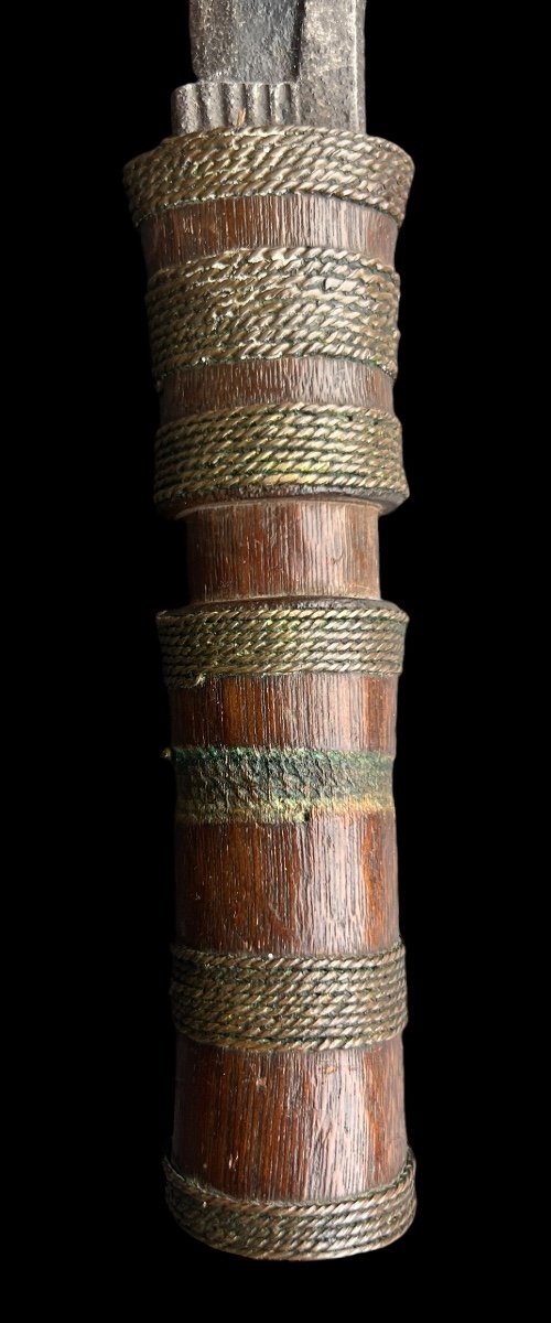 Trumbash Knife/sword From The 'mangbetu' Tribe Of Congo - Africa - Late 19th Century-photo-3