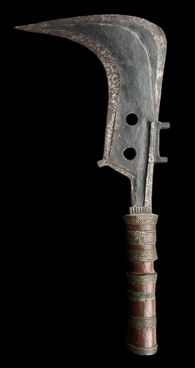 Trumbash Knife/sword From The 'mangbetu' Tribe Of Congo - Africa - Late 19th Century