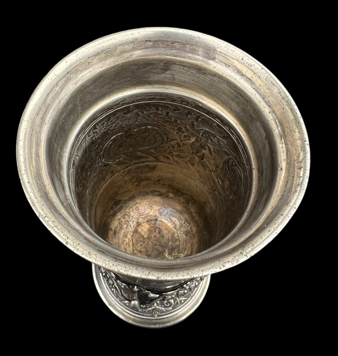 Large Silver Cup/thropy From A Shooting/hunting Club - Germany (dusseldorf) - 19th Century-photo-3