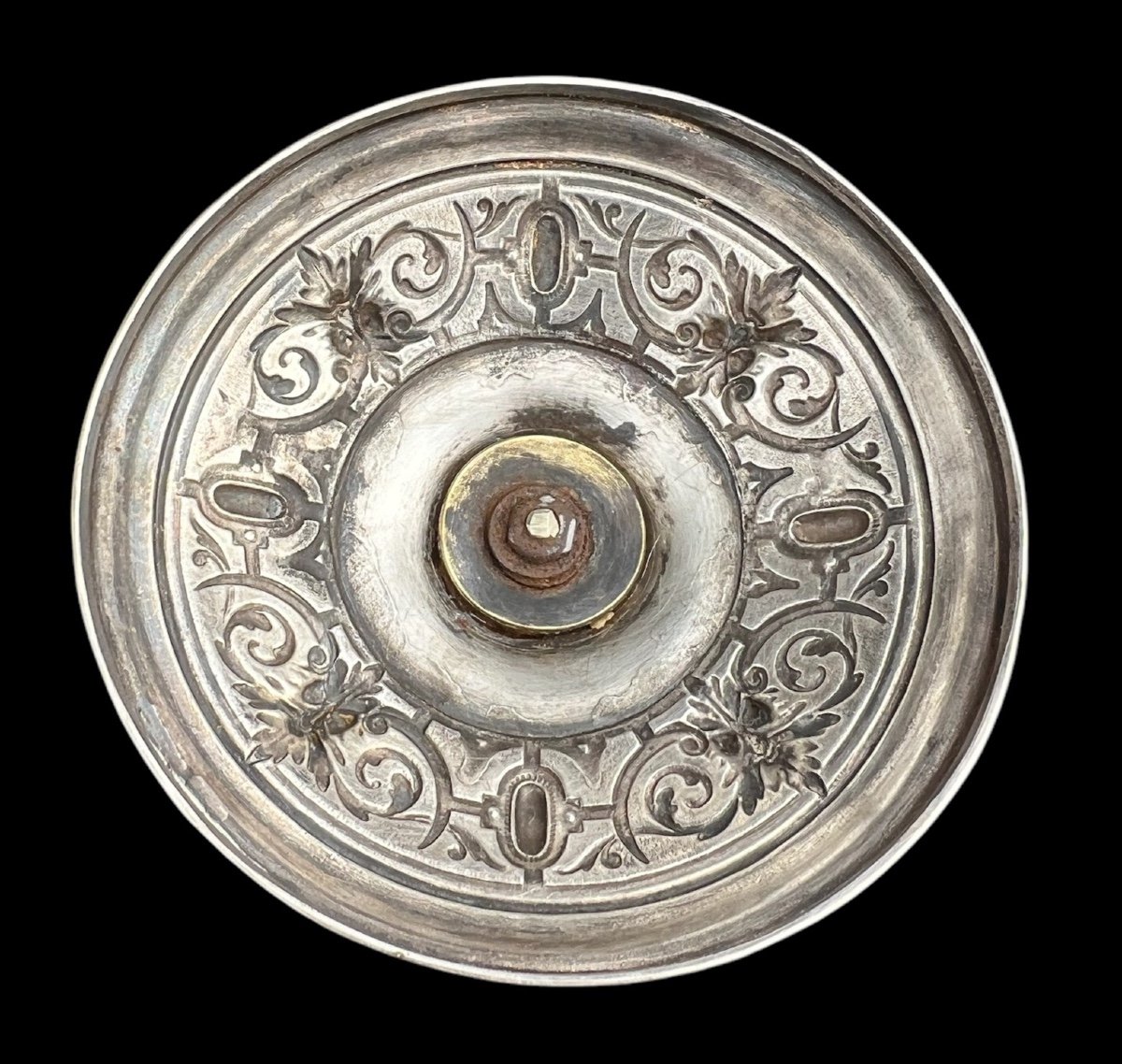 Large Silver Cup/thropy From A Shooting/hunting Club - Germany (dusseldorf) - 19th Century-photo-4