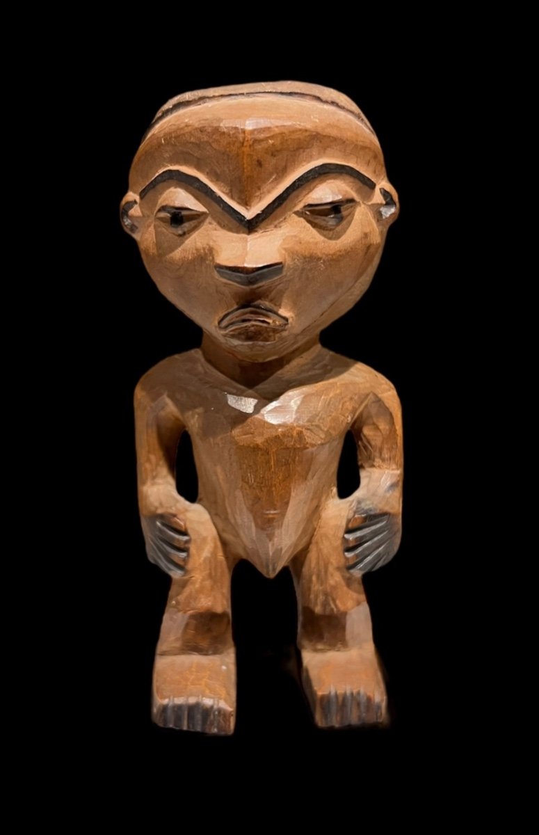 Important Anthropomorphic Cup From The Pende Tribe Of Congo - Africa - Early 20th Century -photo-2