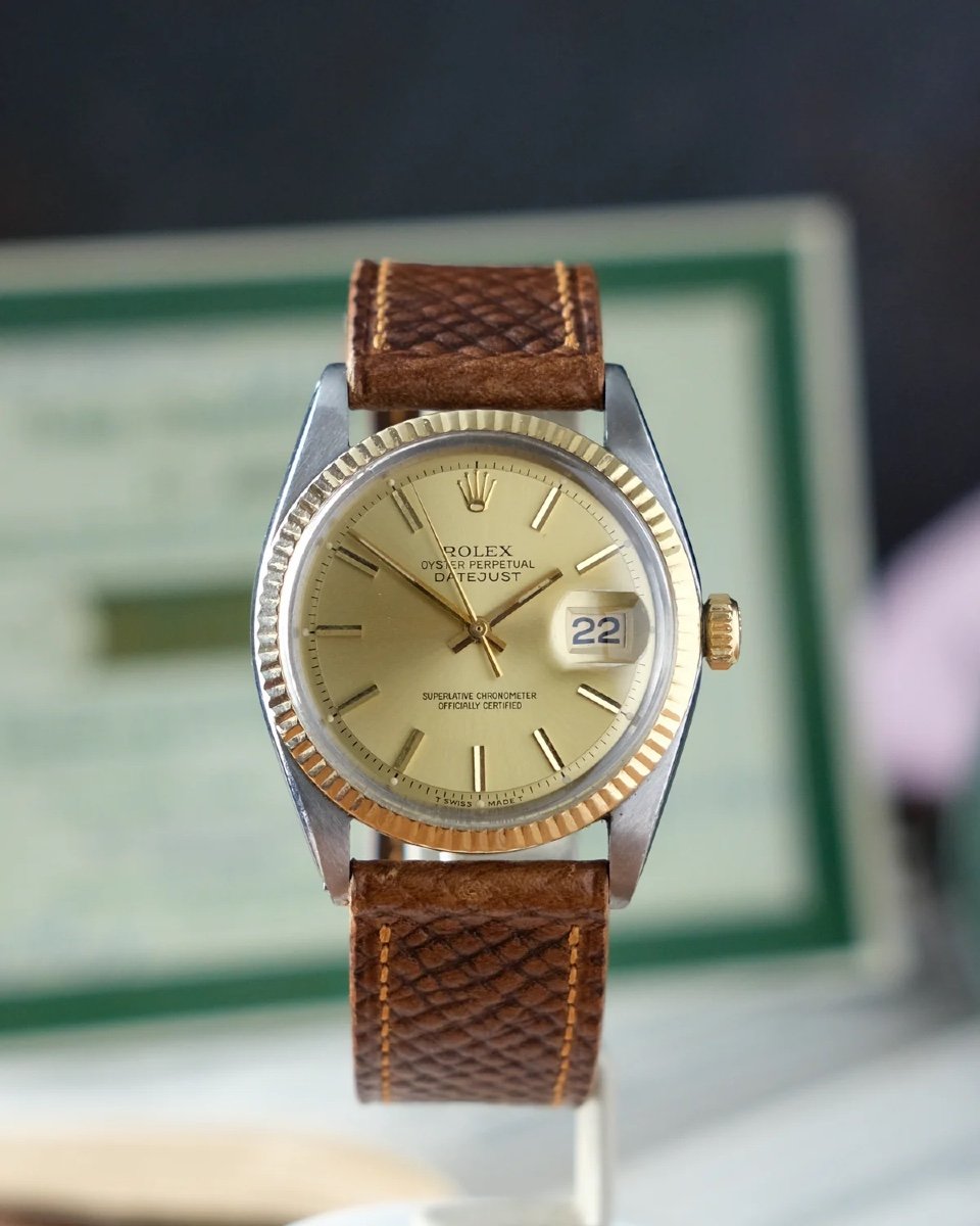 Rolex Oyster Perpetual Datejust 36mm de l’annér 1966 - Inclus papiers original - sans boïte-photo-1