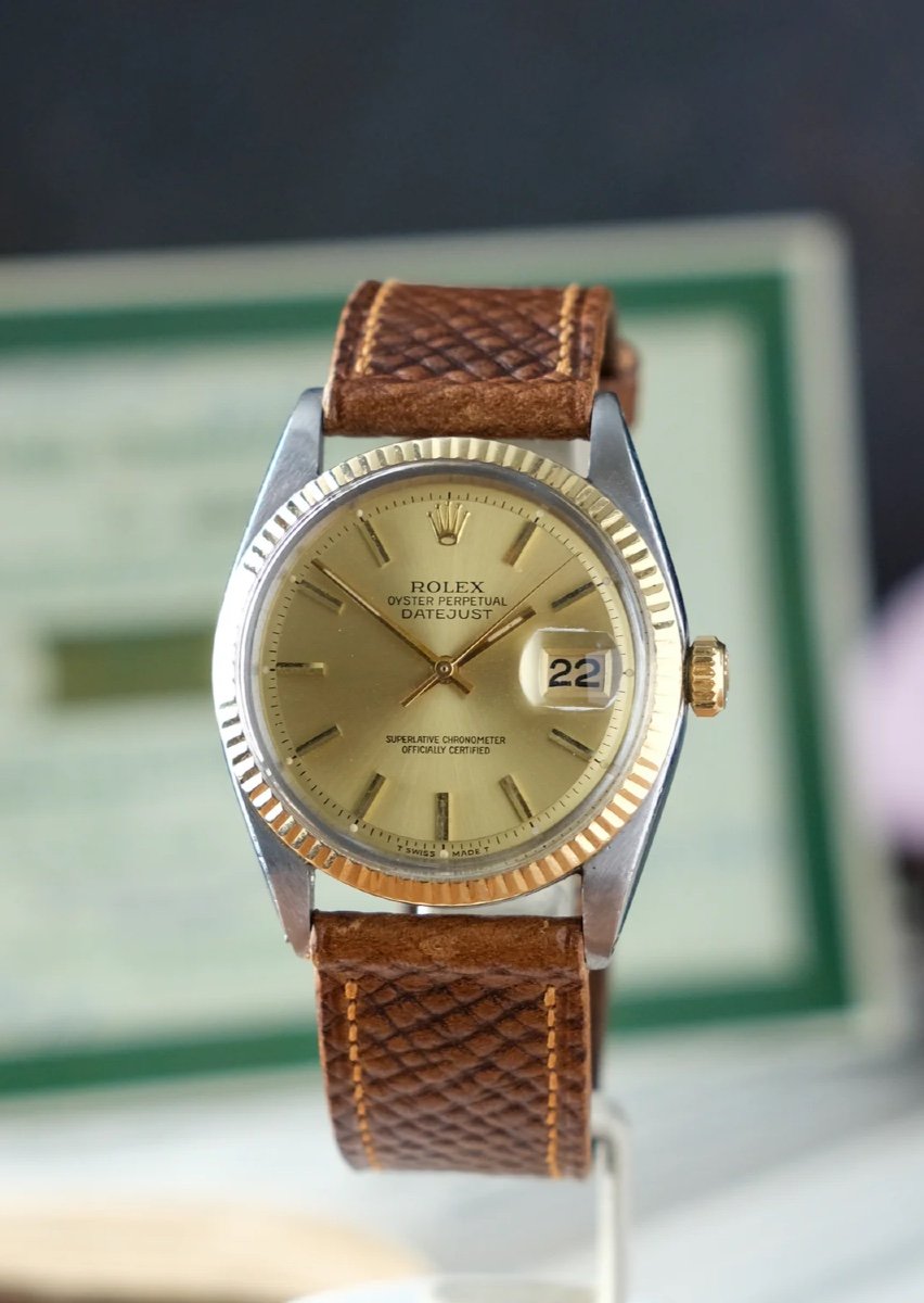 Rolex Oyster Perpetual Datejust 36mm de l’annér 1966 - Inclus papiers original - sans boïte