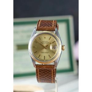 Rolex Oyster Perpetual Datejust 36mm de l’annér 1966 - Inclus papiers original - sans boïte