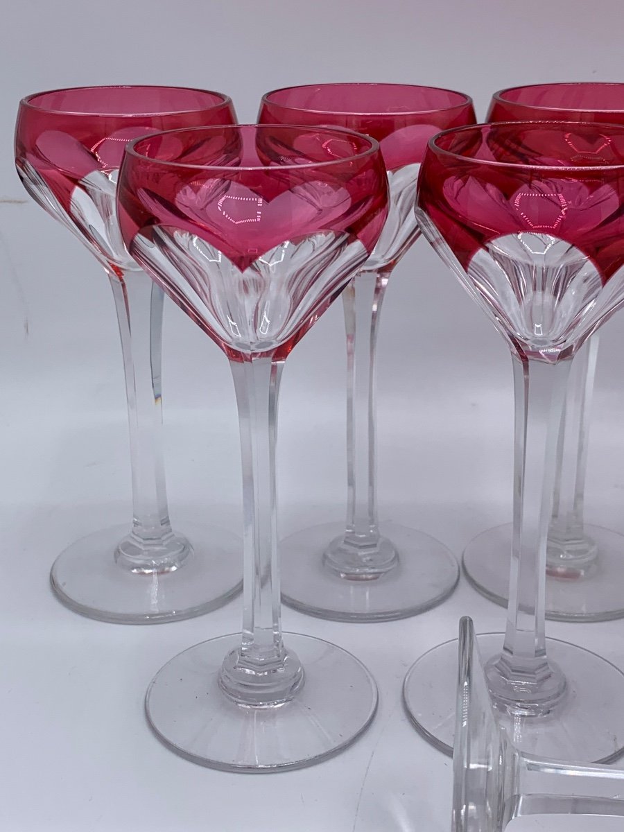 12 Saint Louis Crystal Glasses -photo-1