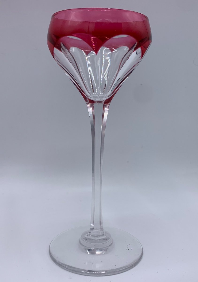 12 Saint Louis Crystal Glasses -photo-4